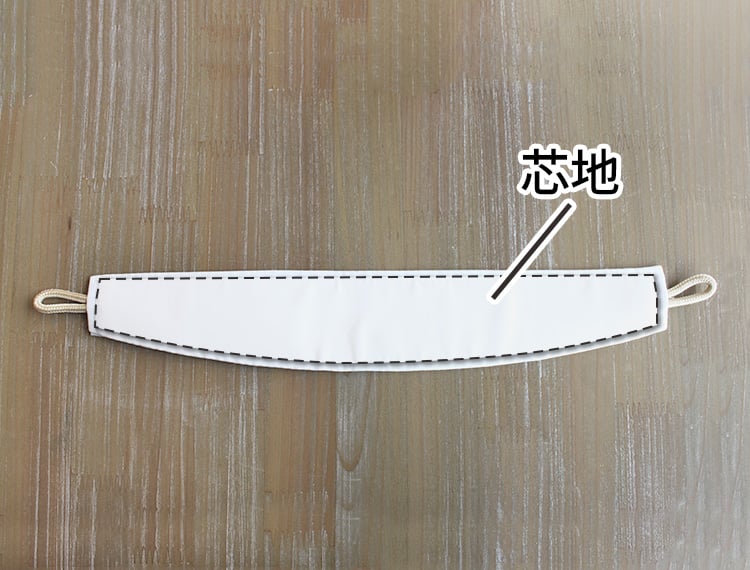芯地を入れたプレミアム縫製のタッセル