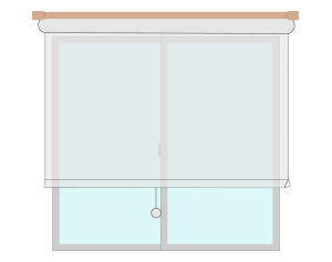 カーテンレール付け画像
