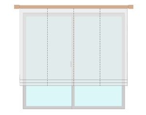 カーテンレール付け画像