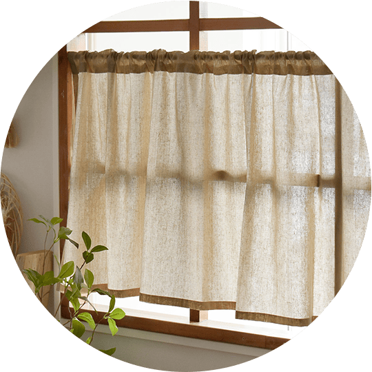 カフェシェードカーテン