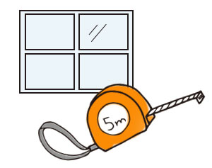 STEP1　サイズを測ります