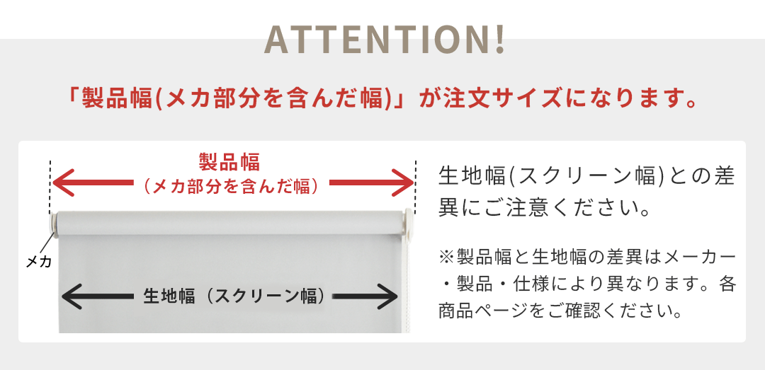 注文サイズについて