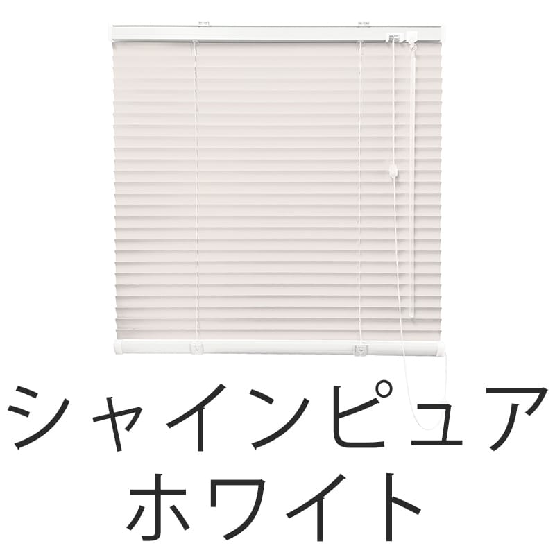 アルミブラインド　フッ素コート（シャインピュアホワイト）