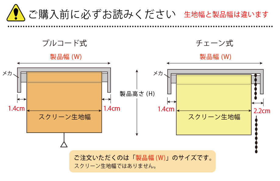 ご購入前に必ずお読みください