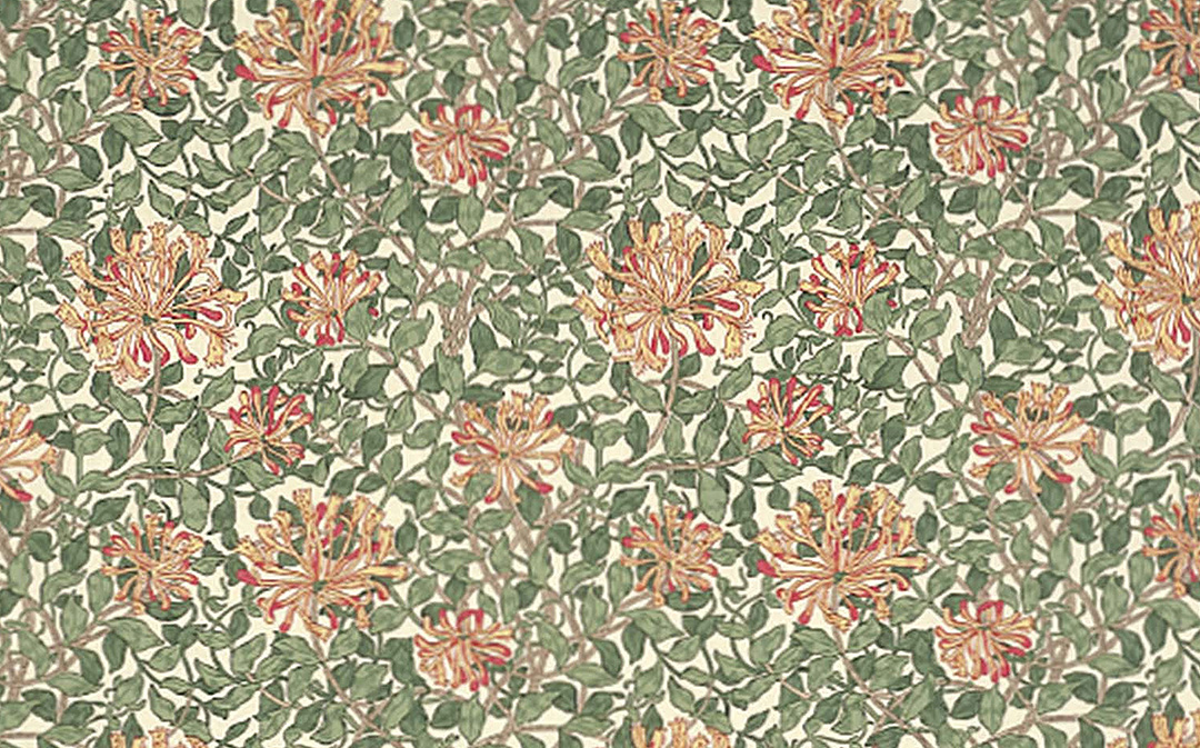 英国カーテン「ハニーサックル」｜William Morris ウィリアム・モリス
