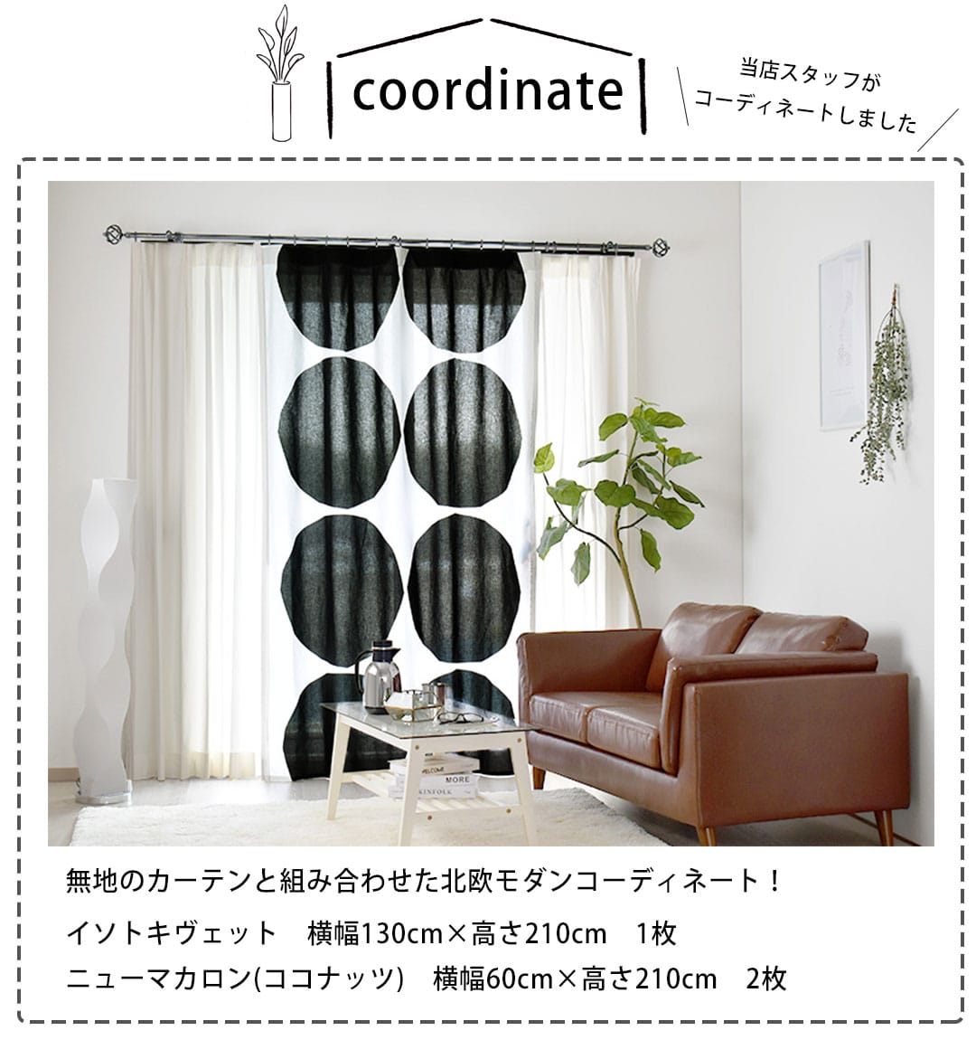イソトキヴェット&times;無地コーディネート