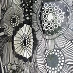 ピエニシイルトラプータルハ（ホワイト&times;ブラック）　マリメッコ marimekko