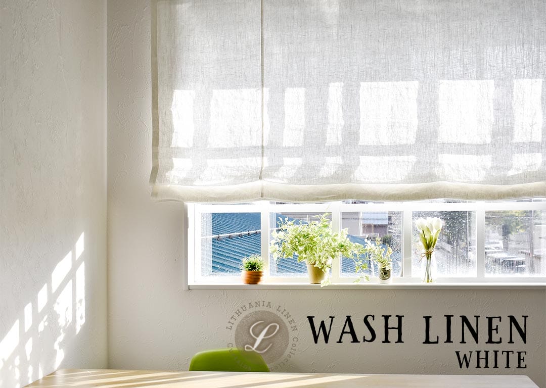 WASHリネン　無地