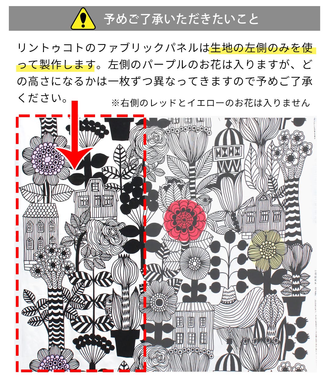 リントゥコト　ファブリックパネル