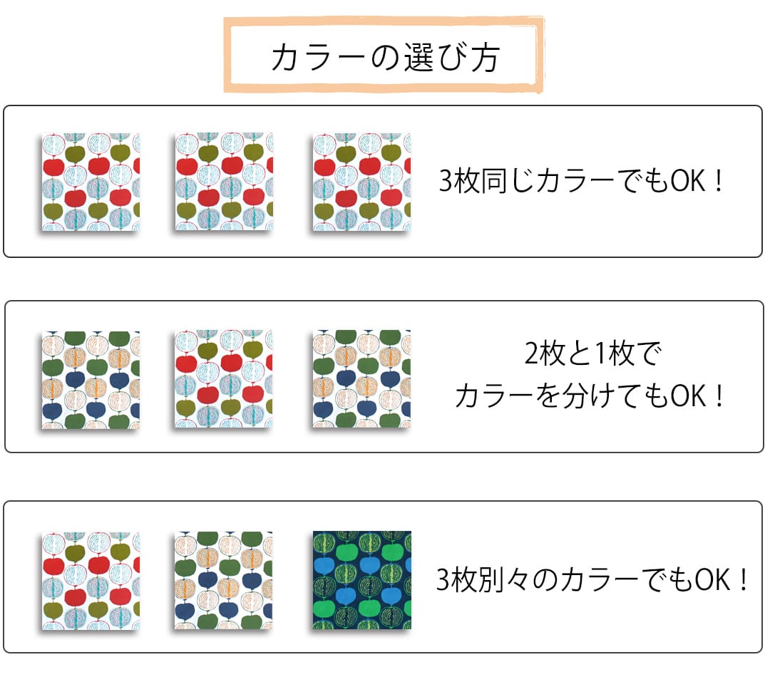 ポメグラ　ファブリックパネル　3枚セット