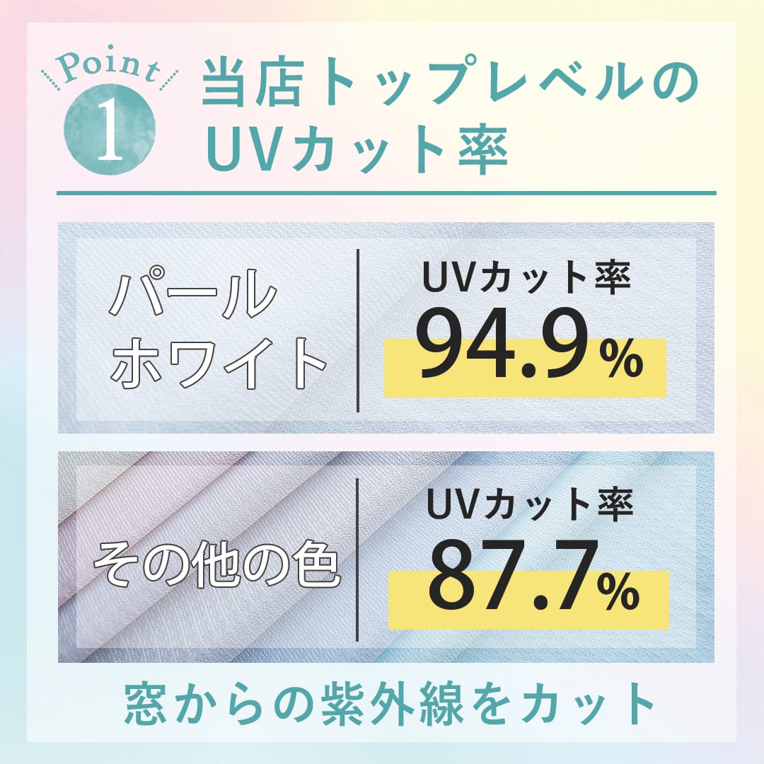 紫外線対策におすすめのUVカットレースカーテン
