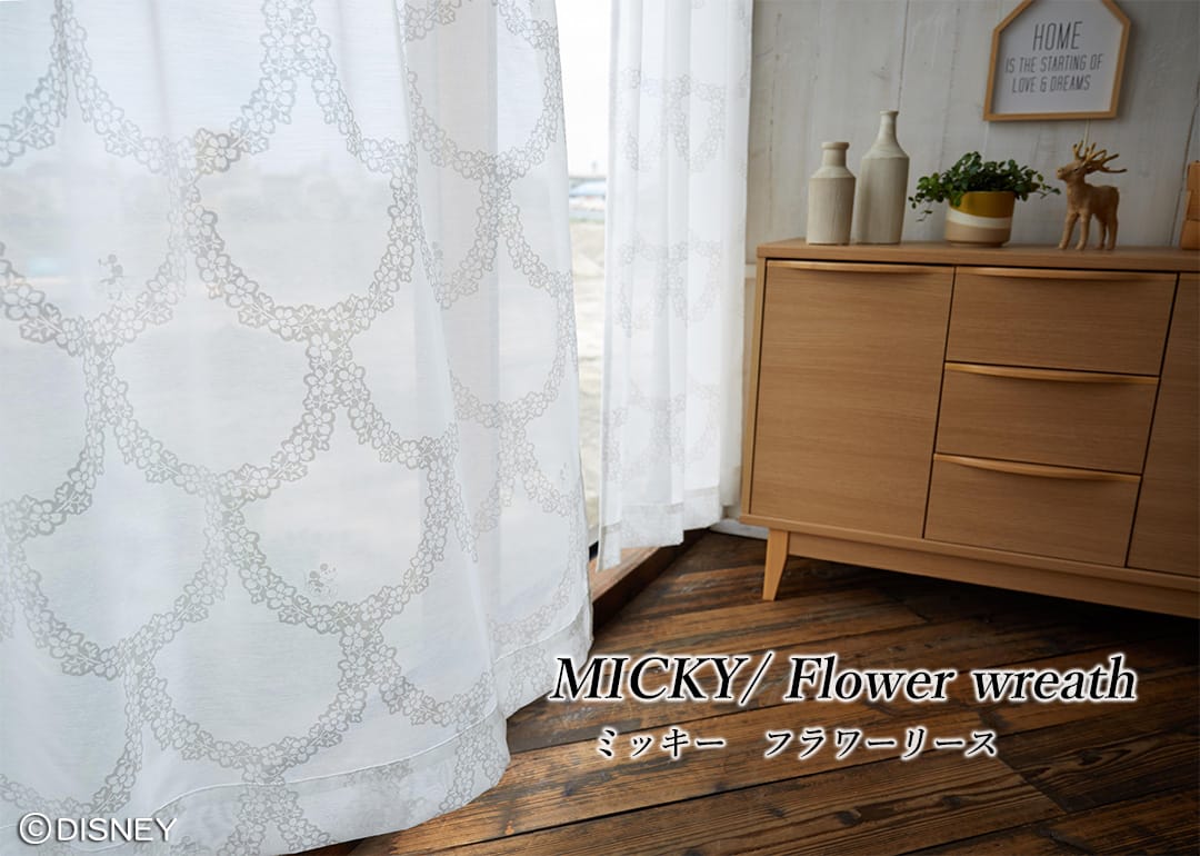 フラワーリース｜MICKEY｜Disney