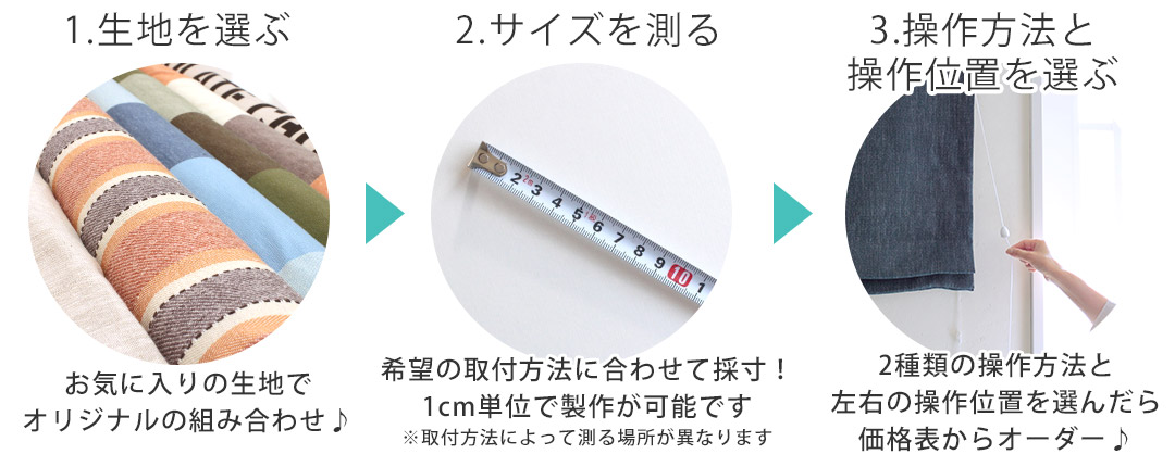 ダブルシェードのご注文方法