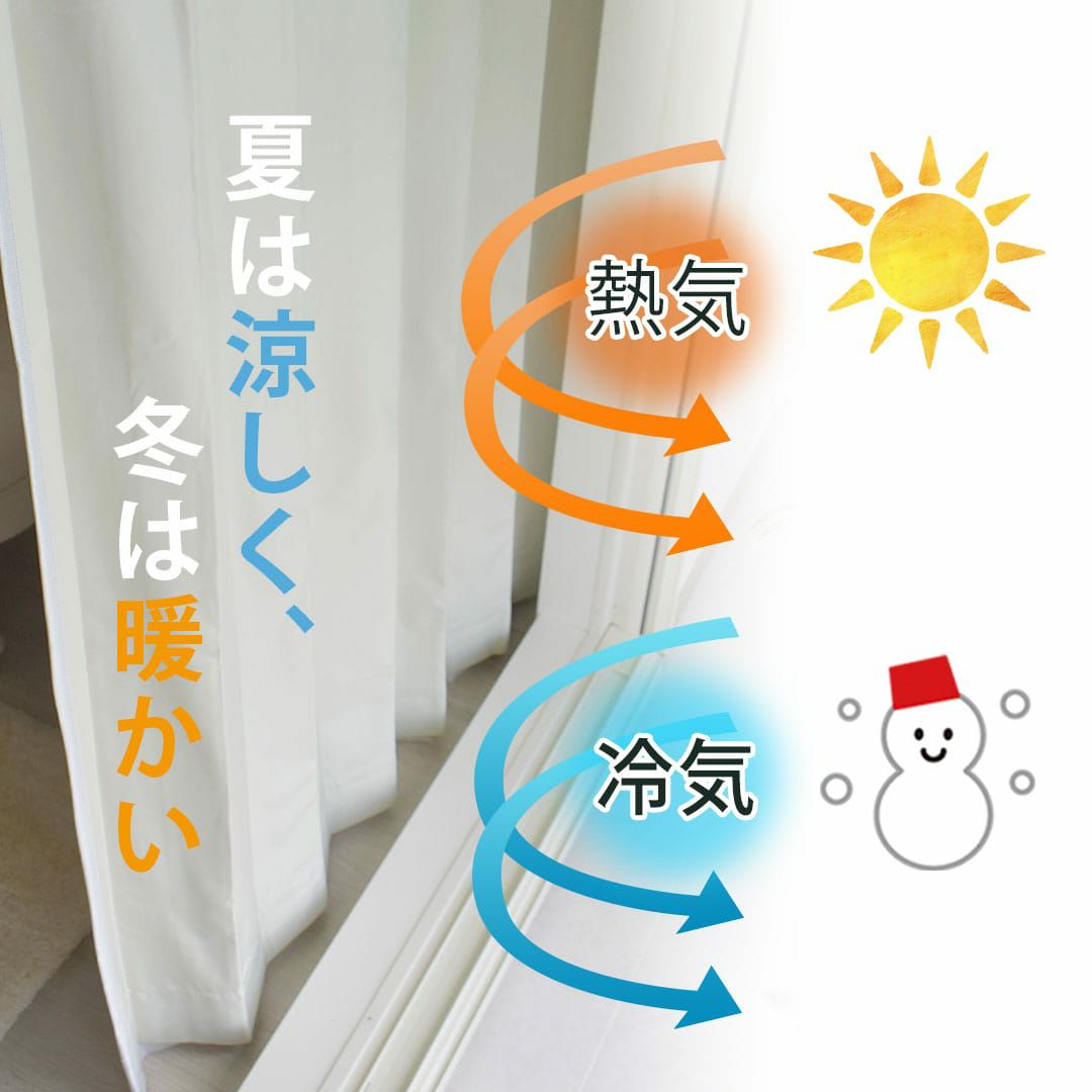 当店トップクラスの遮熱率！完全遮光・防音｜ヘリンホワイトスーパー