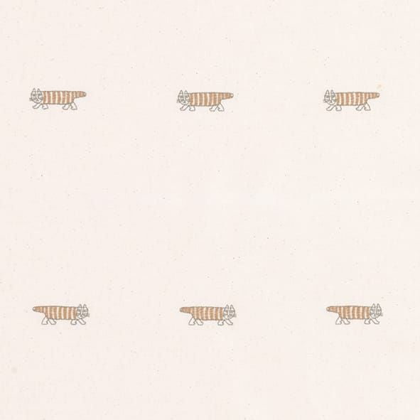 マイキー刺繍ドレープ(ベージュ)