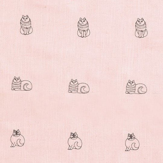スケッチ刺繍ドレープ(グレー)