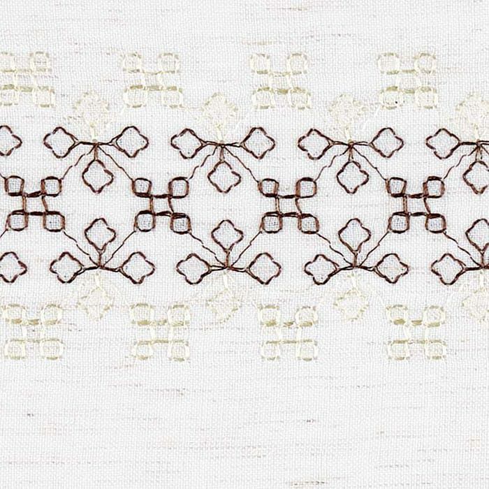サシコ風ステッチ刺繍のレースカーテン | カーテン通販専門店カーテンズ