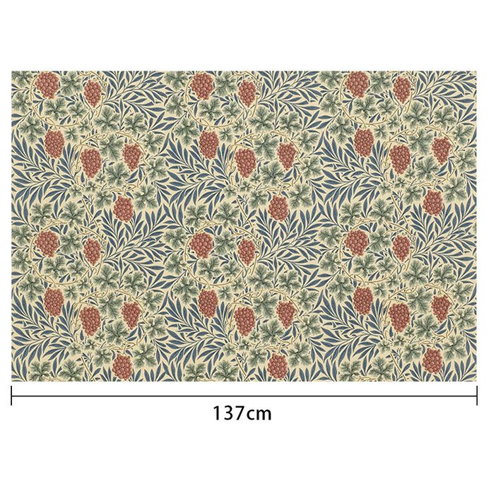 アウトレット30％OFF】ウィリアム・モリス ヴァイン｜幅100cm×丈180cm1