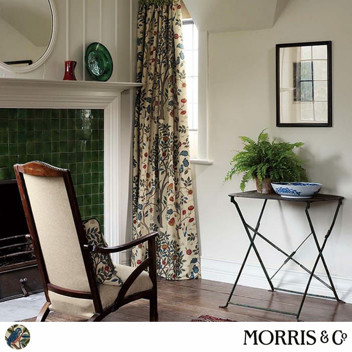 【MORRIS &Co】モリスカーテン　セット 4万円ドレープ ::: オーダーカーテンお値打ちセレクトショップ 1234