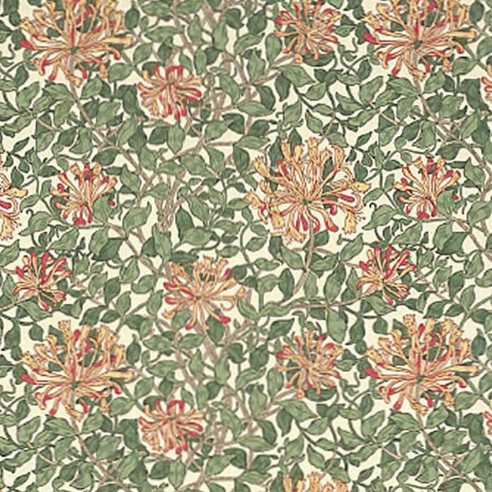 英国カーテン「ハニーサックル」｜William Morris ウィリアム・モリス