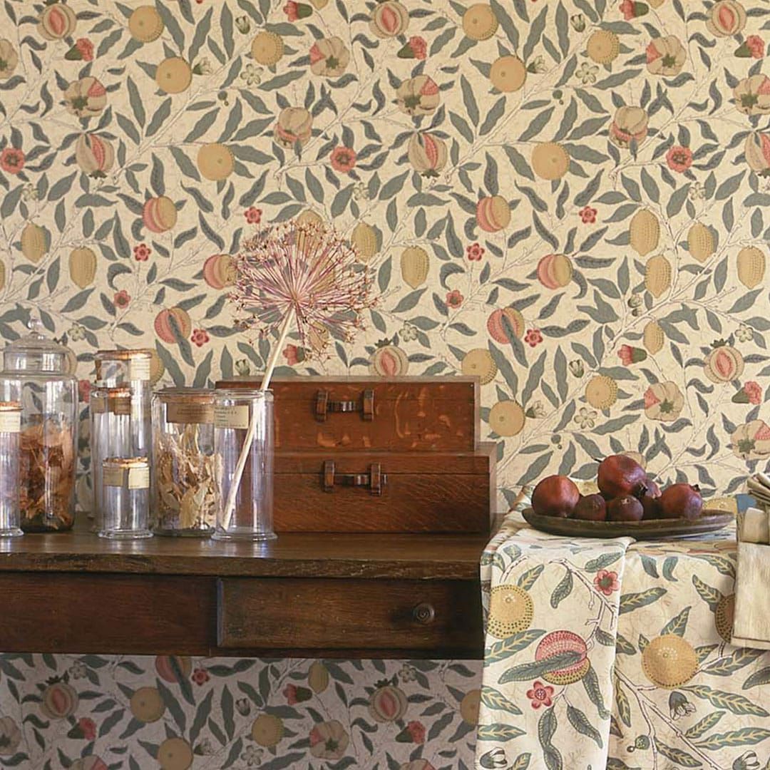 英国シェードカーテン「フルーツ」｜William Morris ウィリアム