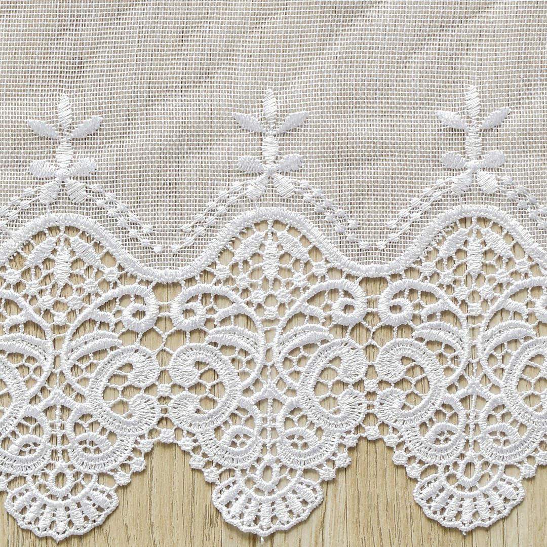 既製サイズ トルコ刺繍レースカフェカーテン】ケイティ、ジェーン
