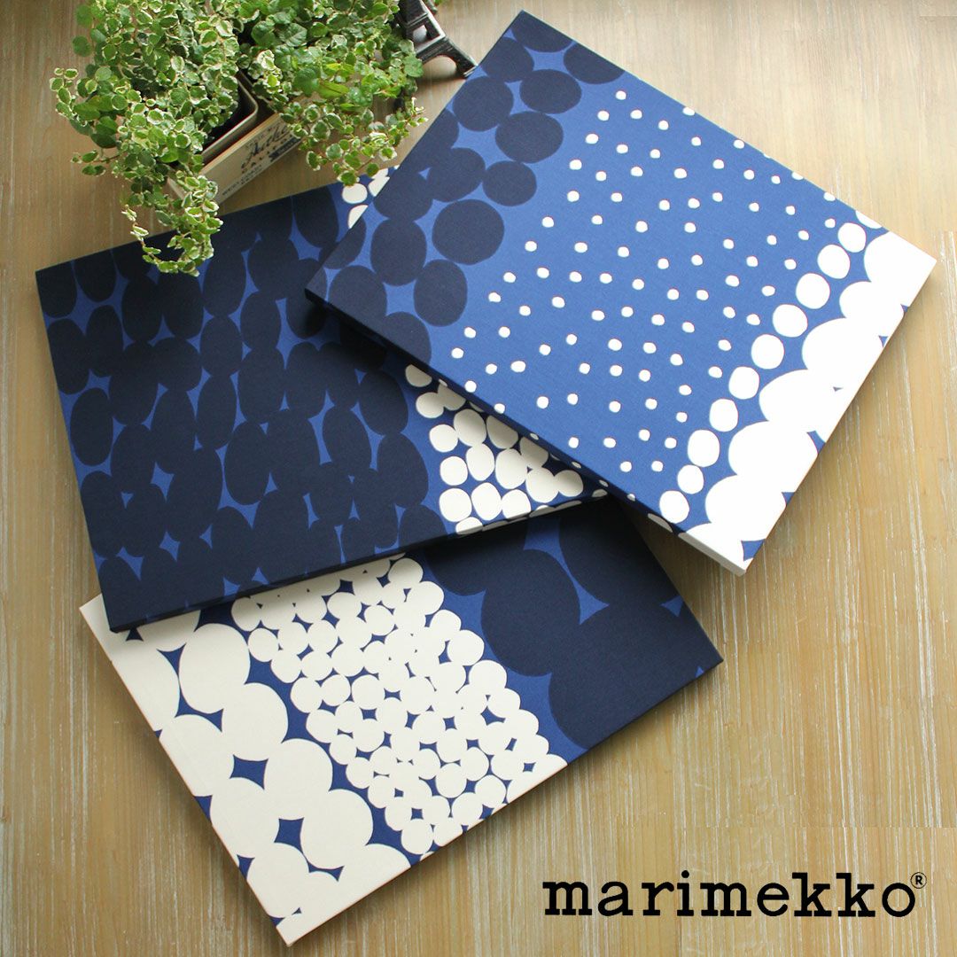 ファブリックパネル マリメッコ　BLUE 1200×500mm marimekko（マリメッコ） ファブリックパネル 北欧 ブルー Blue 20