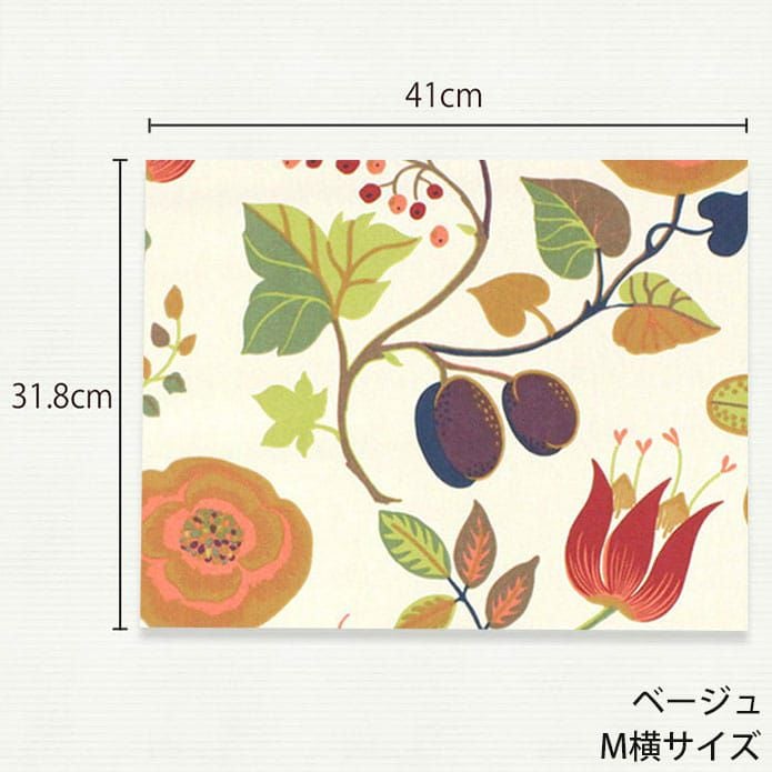 シナマークのファブリックパネルMサイズ「カプリ」草花が広がる北欧