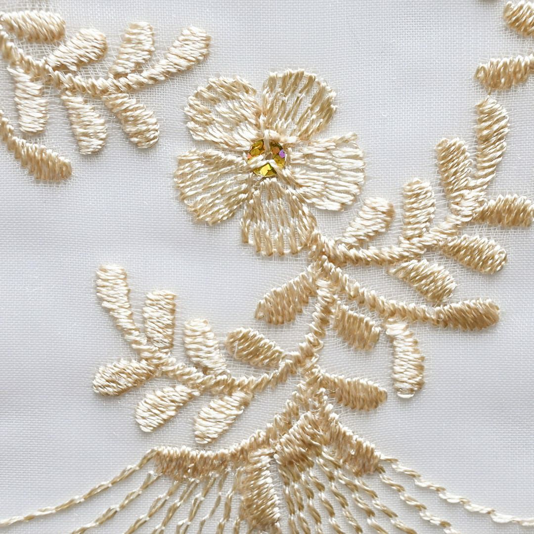 刺繍柄トルコレースの生地売り｜ カーテン通販専門店カーテンズ