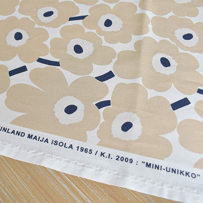 UNIKKO（ウニッコ）柄 マリメッコ（marimekko）生地（ファブリック）ウニッコ（Unikko